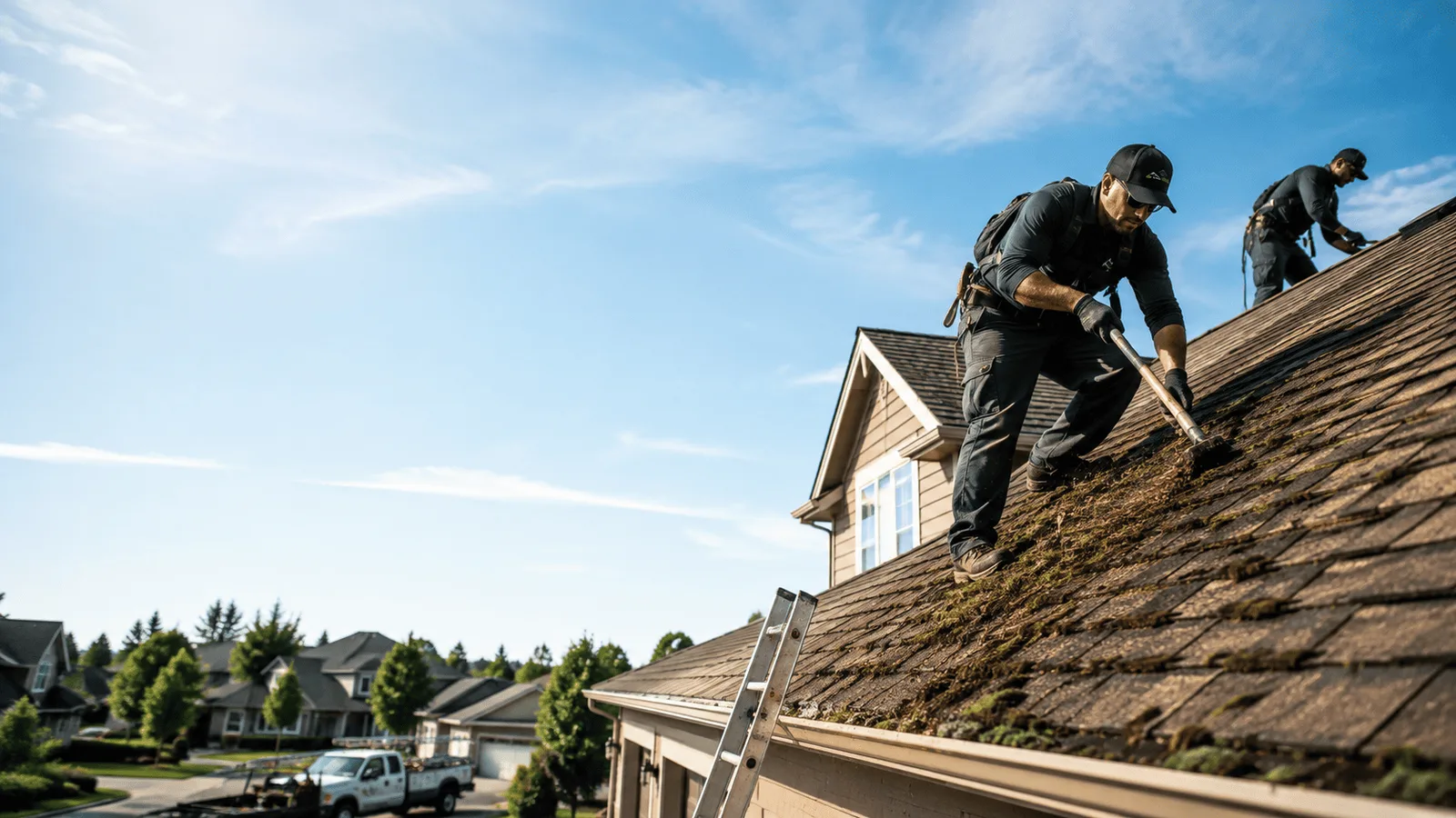 Roof Moss Removal in Apex, NC near me